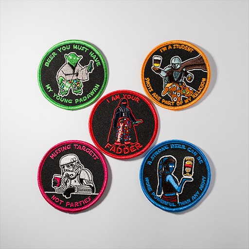 Star Wars tygmärkes-paket
