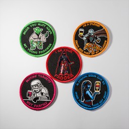 Star Wars tygmärkes-paket